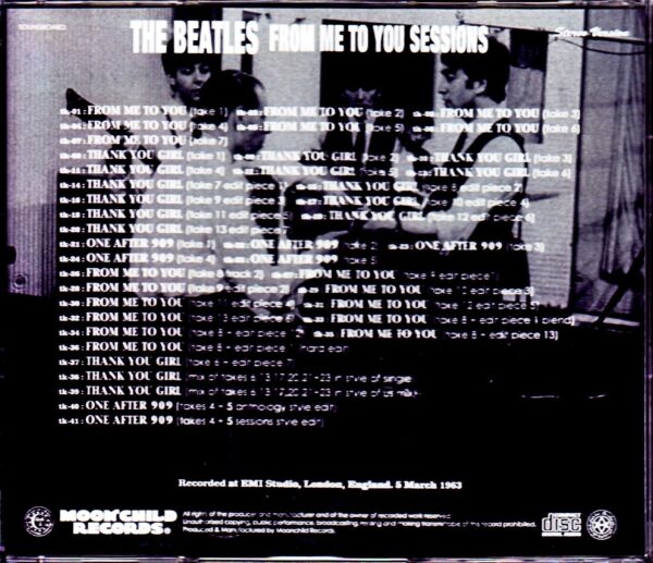 Beatles/From Me to You Sessions London,UK 1963 - Image 2