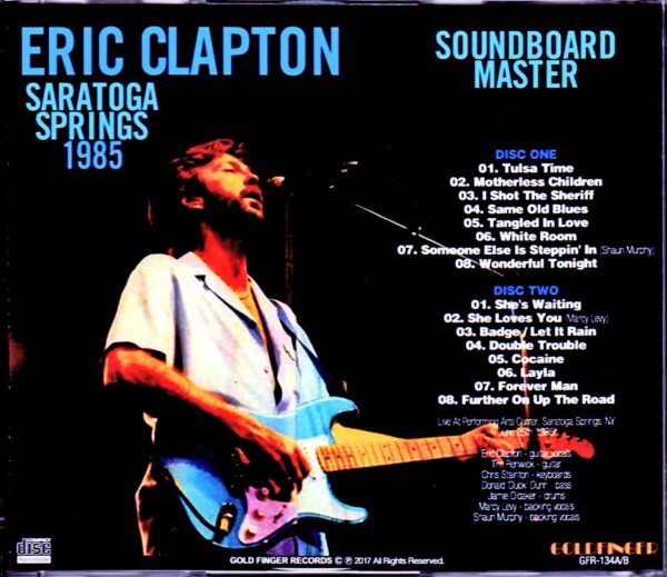 Eric Clapton/NY,USA 1985 Soundboard Ver. - Image 2