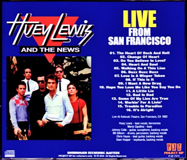 Huey Lewis and the News/CA, USA 1983 - Image 2