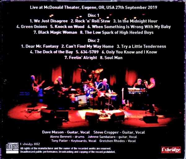 Dave Mason,Steve Cropper/OR,USA 2019 - Image 2