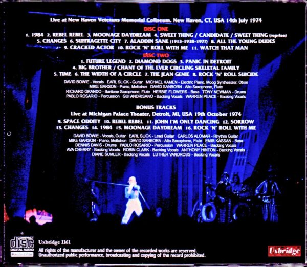 David Bowie/CT, USA 1974 & more - Image 2