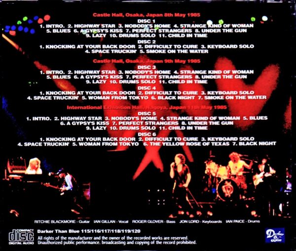 Deep Purple/Osaka & Aichi,Japan 1985 - Image 2