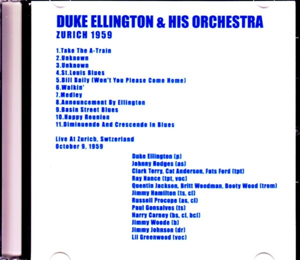 Duke Ellington & His Orchestra/Switzerland 1959 - Image 2