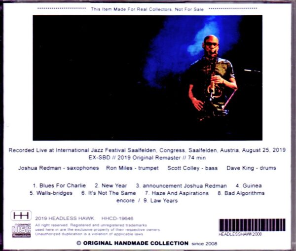 Joshua Redman/Austria 2019 - Image 2