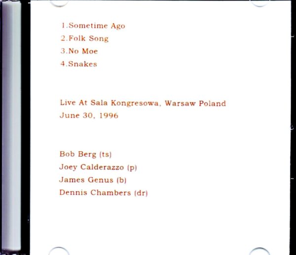 Bob Berg/Poland 1996 - Image 2