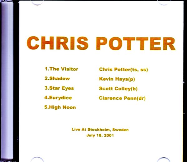 Chris Potter/Sweden 2001 - Image 2
