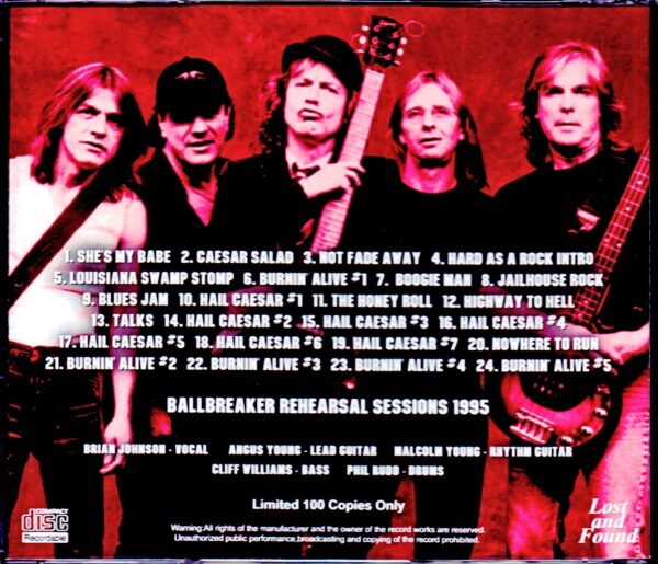 AC/DC/Rehearsal Session 1995 - Image 2