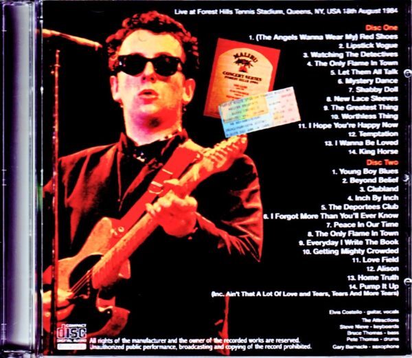 Elvis Costello/NY, USA 1984 - Image 2