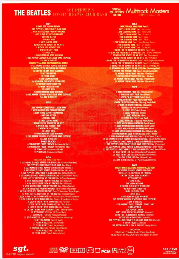 Beatles/SGT. Pepper's Lonely Hearts Club Band Multitrack Masters Complete Edition - Image 2