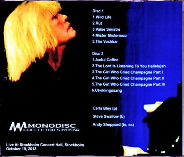 Carla Bley Trio/Sweden 2013 - Image 2