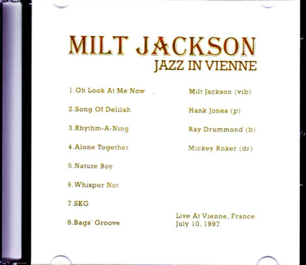 Milt Jackson/France 1997 - Image 2
