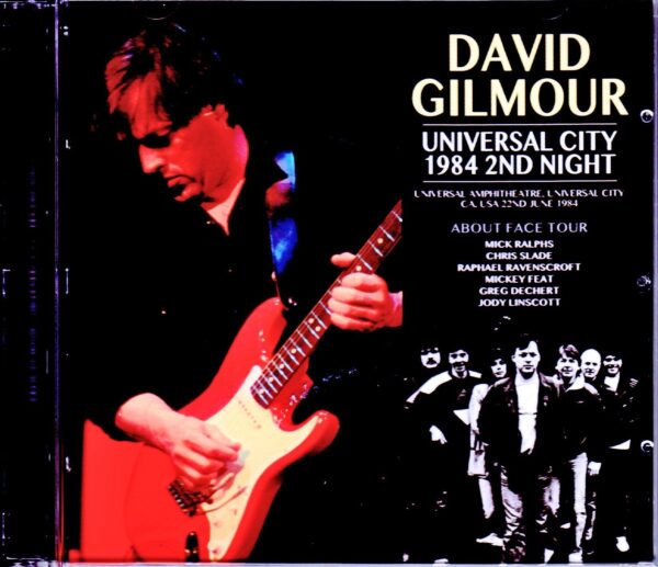 David Gilmour/CCA,USA 6.22.1984