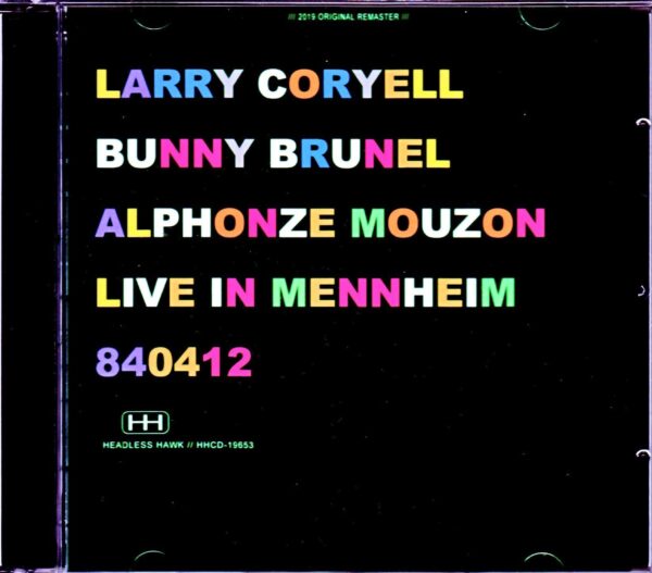 Larry Coryell,Bunny Brunel,Alphonze Mouzon/Germany 1984