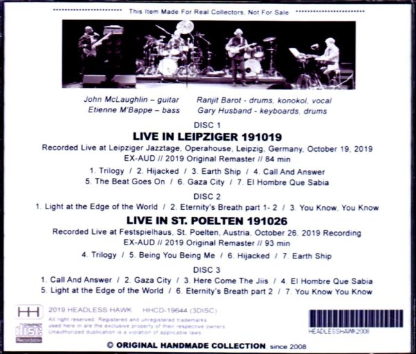 John McLaughlin & the 4th Dimension/Germany 2019 & more - Image 2