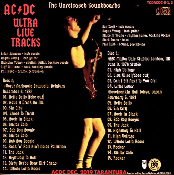 AC/DC/Ultra Live Tracks The Unreleased Soundboards - Image 2