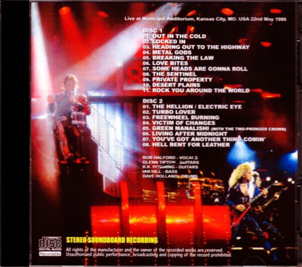 Judas Priest/MO, USA 1986 - Image 2