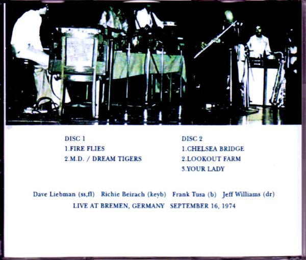 Dave Liebman/Germany 1974 - Image 2