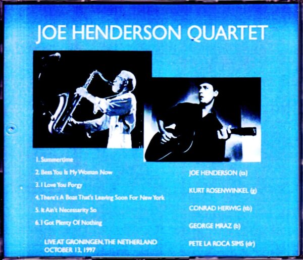 Joe Henderson Quartet/Netherlands 1997 - Image 2