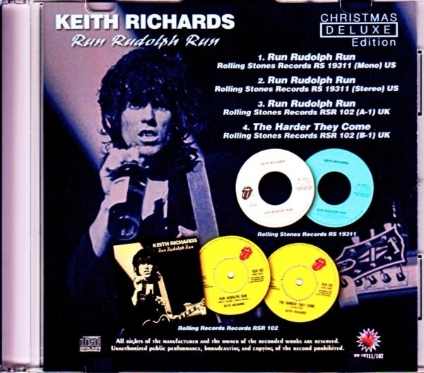 Keith Richards/Rare 1978 US Promotional Only 2 Track 7" Vinyl Single - Image 2