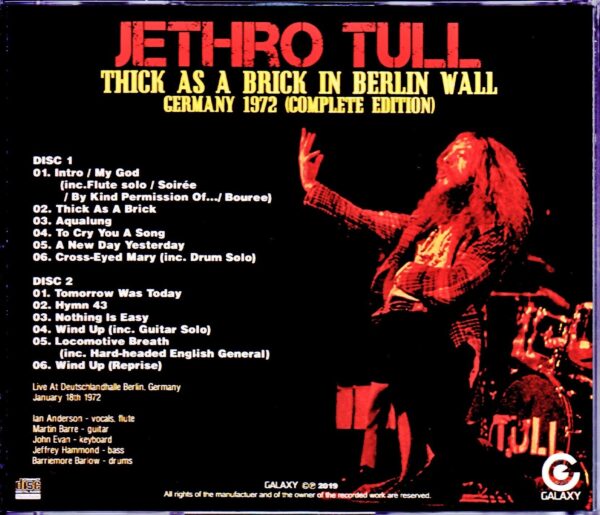 Jethro Tull/Germany 1972 Complete - Image 2