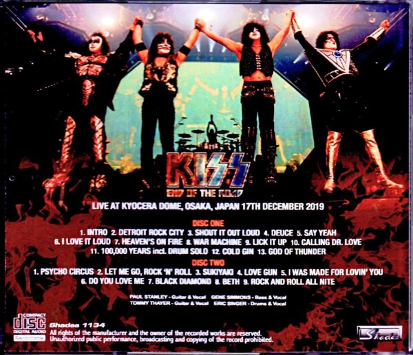 Kiss/Osaka,Japan 2019 - Image 2