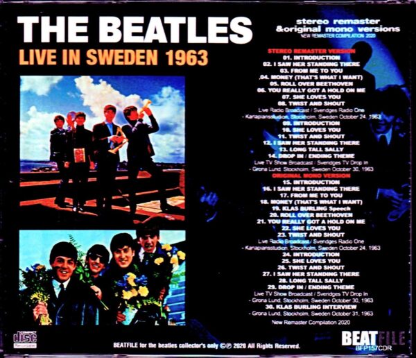 Beatles/Sweden 1963 Stereo Remaster & Original mono Versions - Image 2