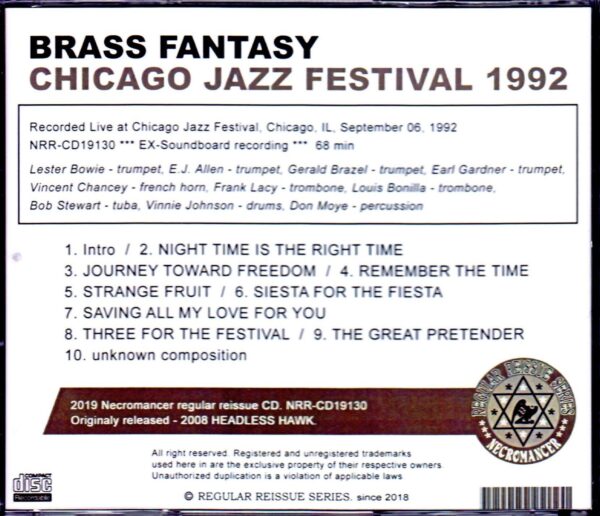 Lester Bowie's Brass Fantasy/IL,USA 1992 - Image 2