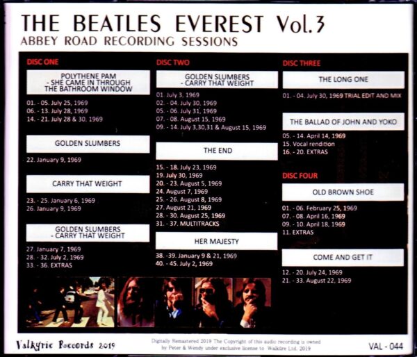 Beatles/Abbey Road Recording Sessions Vol.3-1 - Image 2