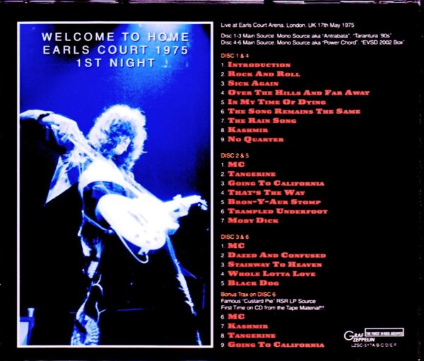Led Zeppelin/London,UK 5.17.1975 Source 2Main Version & more - Image 2