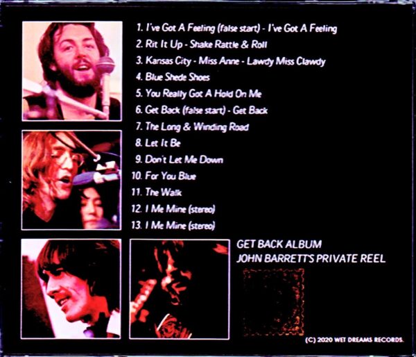 Beatles/Get Back Session John Barrett's Private Reel 1969 - Image 2