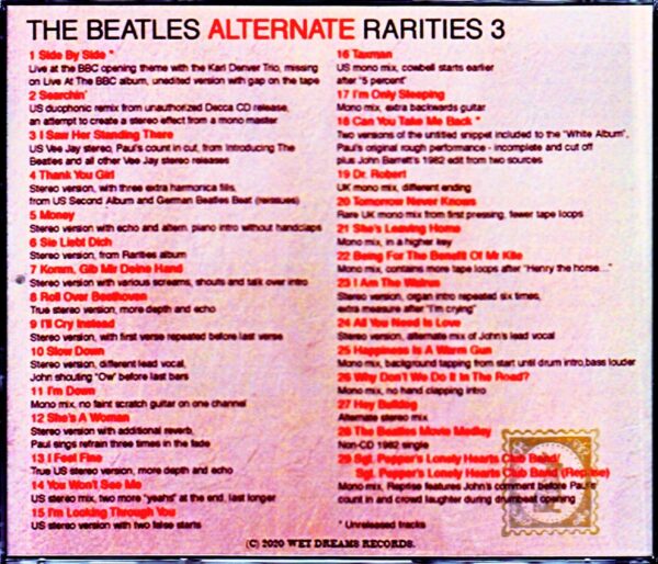 Beatles/Alternate Rarities Collection 3 - Image 2