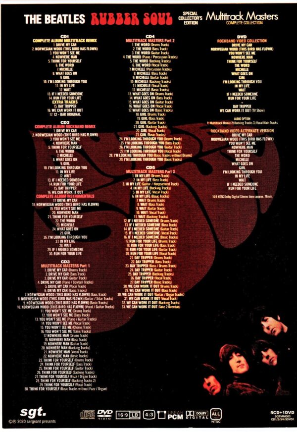 Beatles/Rubber Soul Multitrack Masters Complete Collection - Image 2