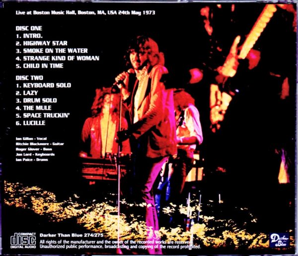 Deep Purple/MA,USA 1973 Upgrade - Image 2