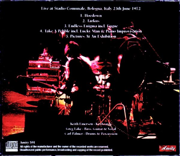 EL & P Emerson,Lake & Palmer/Italy 1972 - Image 2