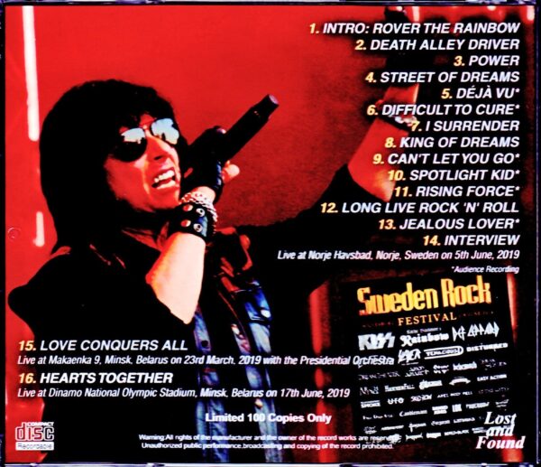 Joe Lynn Turner/Sweden 2019 & more - Image 2