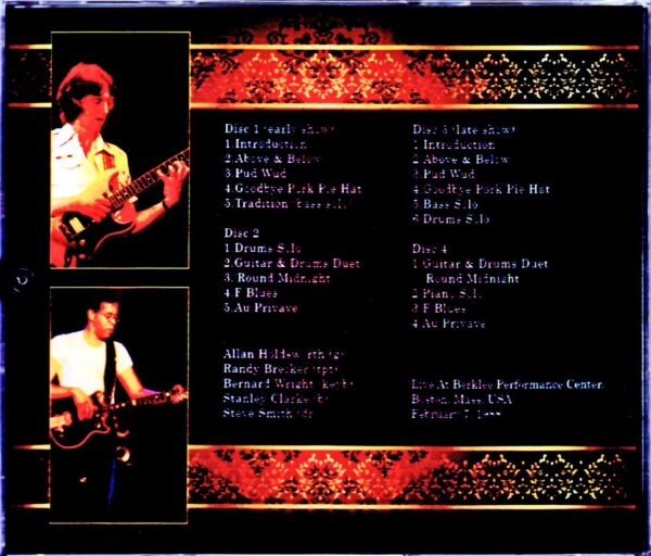 Jazz Explosion Superband Allan Holdsworth,Randy Brecker,Stanley Clarke/MA,USA 1988 - Image 2