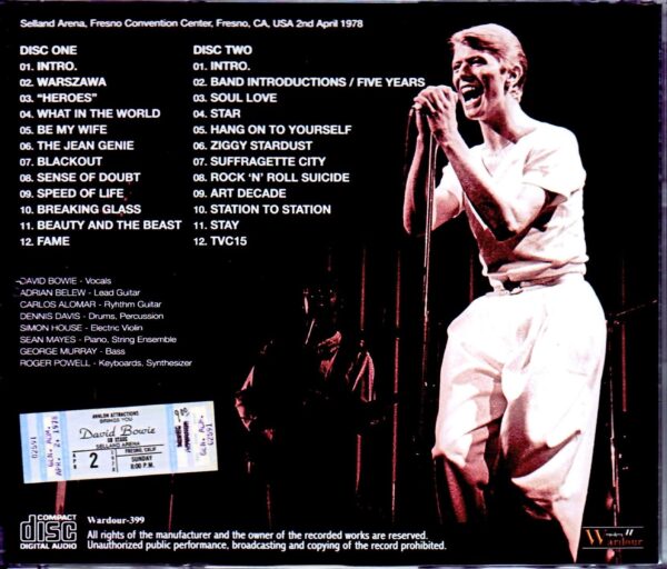 David Bowie/CA, USA 1978 - Image 2