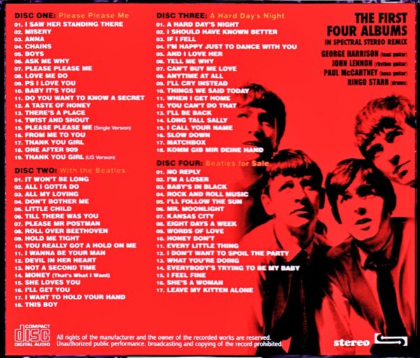 Beatles/First Four Albums in Spectral Stereo Remix - Image 2