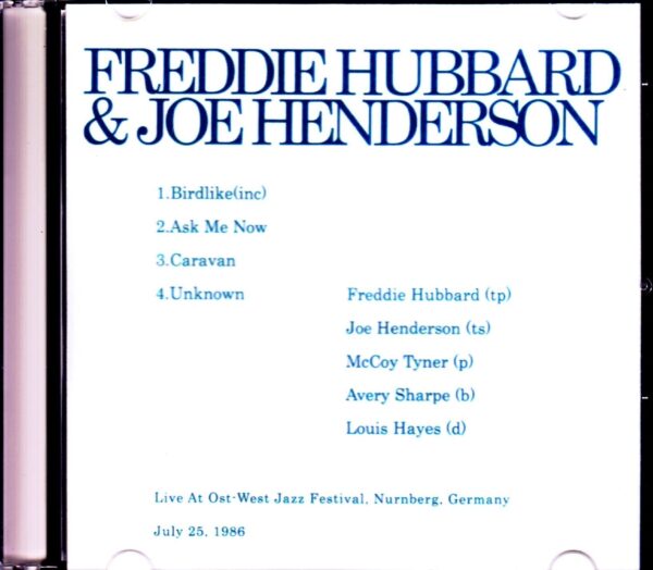 Freddie Hubbard, Joe Henderson, McCoy Tyner/Germany 1986 - Image 2