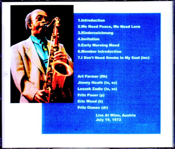 Art Farmer, Jimmy Heath/Austria 1972 - Image 2