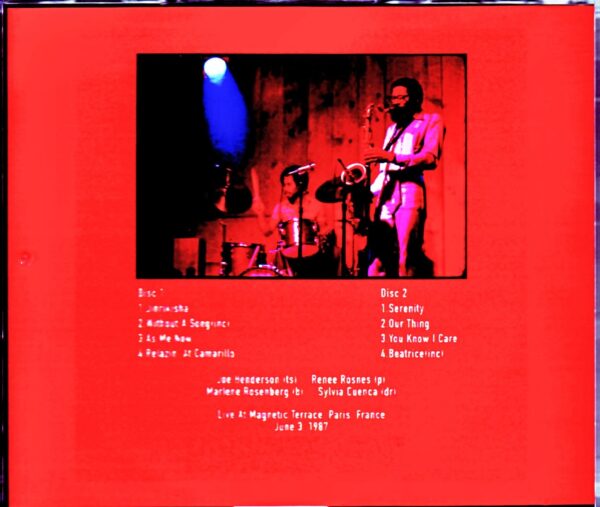 Joe Henderson/France 1987 - Image 2