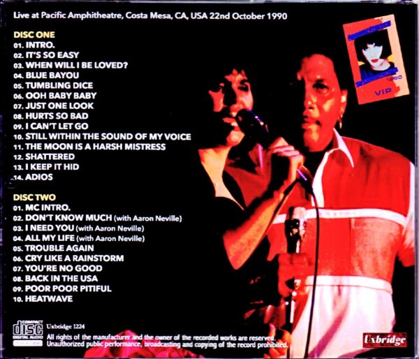 Linda Ronstadt,Aaron Neville/CA,USA 1990 - Image 2