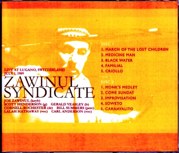 Joe Zawinul, Scott Henderson, Layla Hathaway/Switzerland 1989 - Image 2