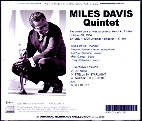 Miles Davis Quintet, Wayne Shorter, Herbie Hancock, Tony Williams/Finland 1964 Complete & more - Image 2