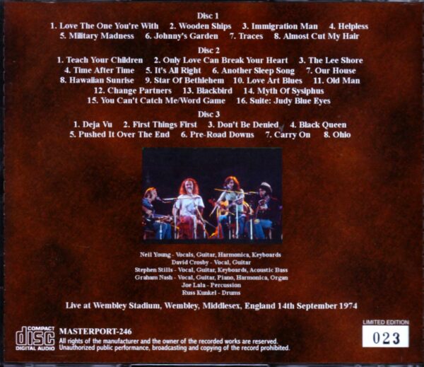C.S.N.&Y. Crosby,Stills,Nash & Young/UK 1974 - Image 2