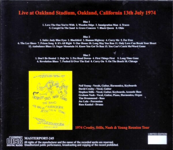 C.S.N. & Y. Crosby,Stills,Nash & Young/CA,USA 1974 - Image 2