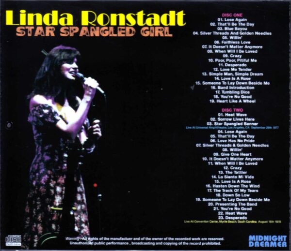 Linda Ronstadt/CA,USA 1977 & more - Image 2