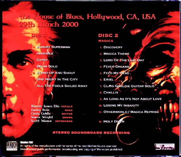 Dio/CA, USA 2000 - Image 2