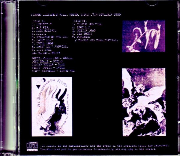 Black Sabbath/Tokyo,Japan 11.17.1980 - Image 2