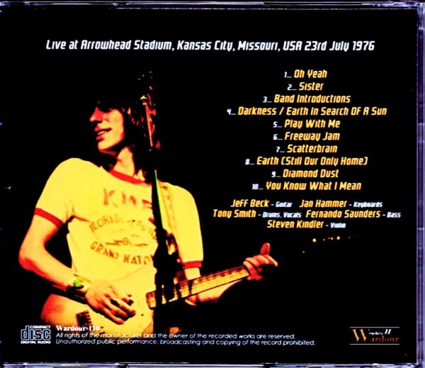 Jeff Beck/MO,USA 1976 Huge Upgrade - Image 2